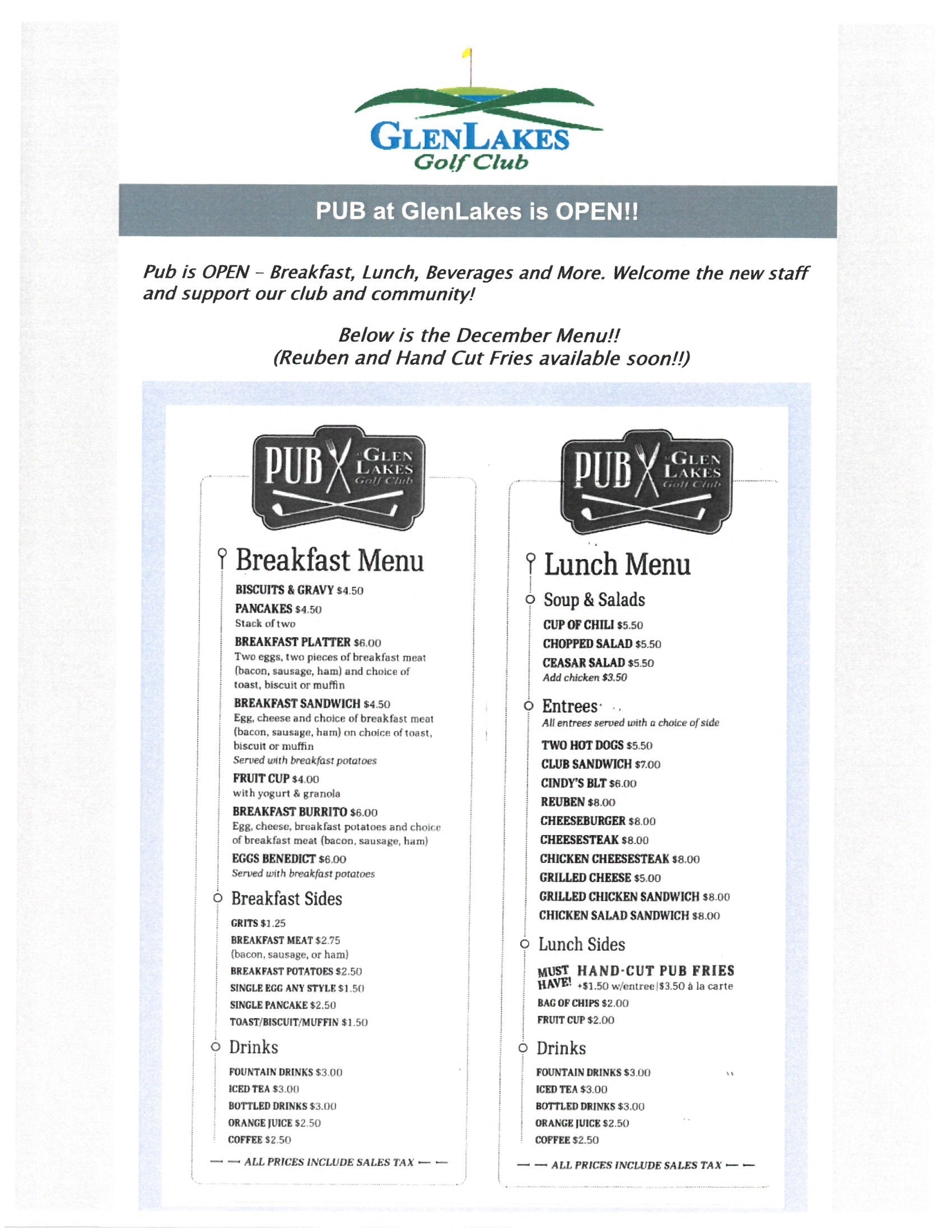 Bar & Grill Glenlakes Golf Club